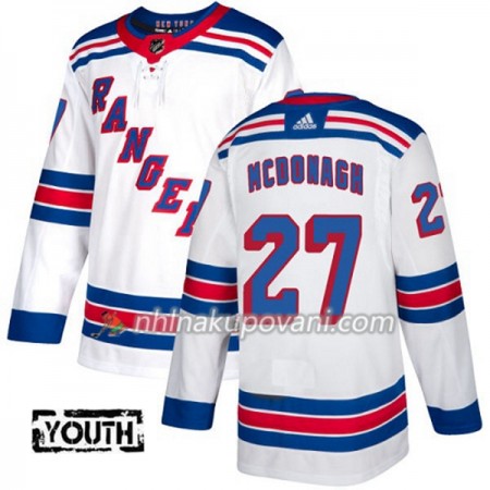 New York Rangers Dresy Ryan McDonagh 27 Bílá 2017-2018 Adidas Authentic - Dětské